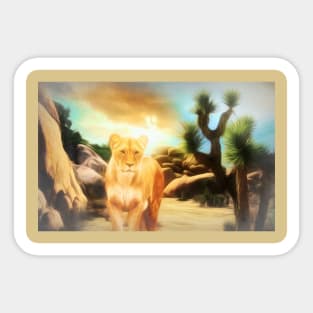 Lioness Sticker